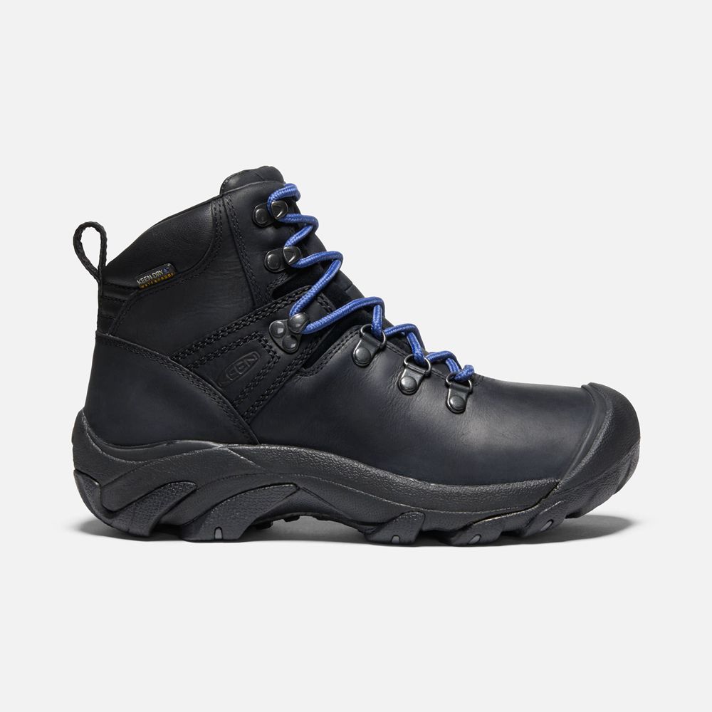 Botas de Seguridad Keen Mexico Negros - Mujer Pyrenees - YX4236719